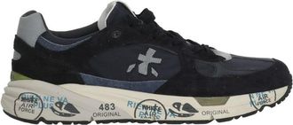Premiata Blue Mase25 Suede Inserts Sneakers