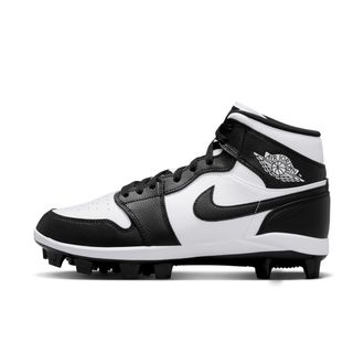 Nike Jordan Mens Jordan 1 Retro MCS Baseball Cleats in White | AV5354-102