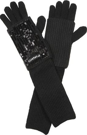 Pinko Gardenia Handschoenen - Dames - Handschoenen - Zwart - ONE Size - Accessoires