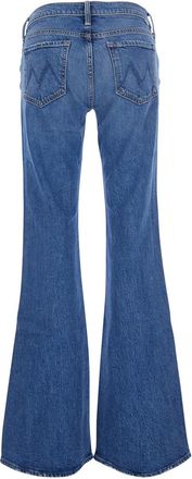 Mother Womens Jeans The Jinx Heel Blue Cotton