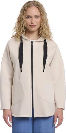 Rino&Pelle Bray Jacket - Dames - Vesten met rits - Beige - 2XL - Linnen - Hoodies & sweatvesten