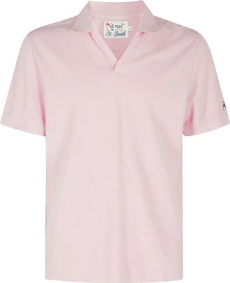 MC2 Saint Barth Charles Polo - Heren - Polos - Roze - 2XL - Katoen - Tops