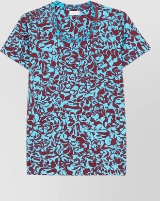 Dries Van Noten printed crew neck short sleeve shirt
