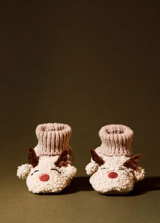 Mango Scarpine renna montone sabbia - Home - 15-16 - MANGO HOME