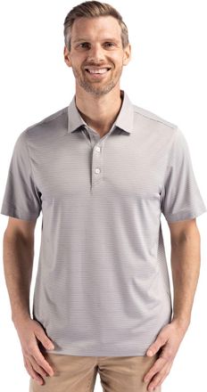 Cutter & Buck Forge Eco Fine Line Stripe Stretch Recycled Mens Polo