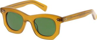 Lesca OGRE XL 1 Mens Sunglasses Yellow Size 46