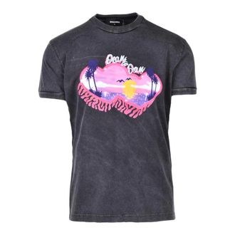 Dsquared2 T-Shirts, male, Black, Size: XS Logo T-Shirt