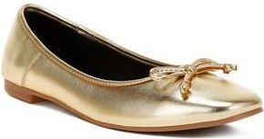 Rag & Co. Ipara Ballet Flat in Gold at Nordstrom Rack, Size 10