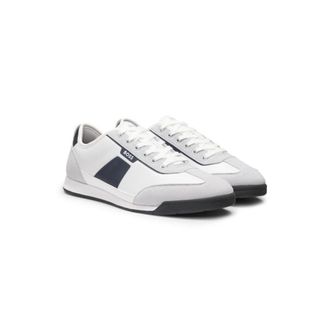 BOSS Low-top trainers with structured trims