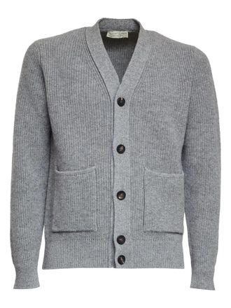 FILIPPO DE LAURENTIIS Cardigan a coste - Grigio