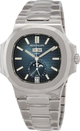 Patek Philippe Pre-owned Patek Philippe Nautilus Automatic Blue Dial Mens Watch 5726-1A-014