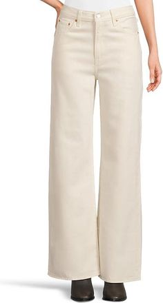 Levi's Ribcage Wide Leg Jeans Womens Jeans Barely Freezing : 31 32, Cotton/Denim/Down