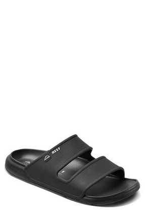 Reef Oasis Double Up Slide Sandal in Black at Nordstrom Rack, Size 10