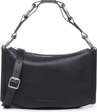 Francesco Biasia Y2K Adjustable Bag - Dames - Handtassen - Zwart - ONE Size - Leer - Tassen