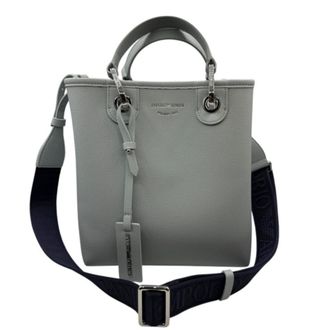Emporio Armani Elastane Faux Leather Handbag (Pre-Owned)