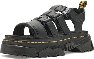 Dr. Martens Mattison 3S Womens Dress Sandals Black : UK 9 (US Womens 11) M, Leather