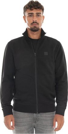 HUGO BOSS Heren, Sweatshirts & Hoodies, Zwart, Maat: L Katoen