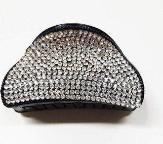 Trade Shop Trade Shop - Set 2 Fermaglio Fermagli Pinza Glitter Ferma Capelli Parrucchiere Fermacapelli