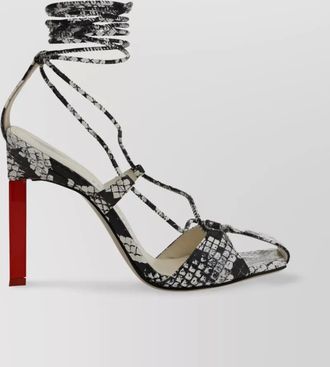 The Attico leather sandals