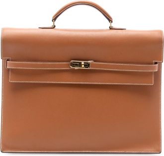 Herm&egrave;s Tan Epsom Kelly Depeches 38