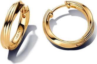 Pandora Twisted Hoop Earrings