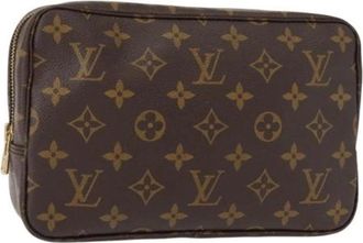 Louis Vuitton Pre-owned Clutches, female, Brown, Size: ONE SIZE Pre-owned Canvas Clutch