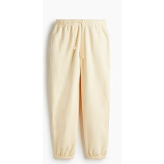 H&M Joggers in Light Yellow at Nordstrom, Size Xx-Large