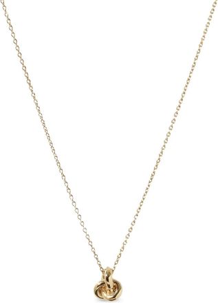 Otiumberg knot-pendant necklace - Gold