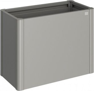 BIOHORT Jardinera Metalica Belvedere Midi 61 Cmts De Alto X 50 Cmts Color Gris Cuarzo Metalico