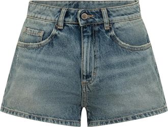 Icon Denim Los Angeles Umi Denim Shorts - Dames - Denim shorts - Blauw - W26 - Denim - Korte Broeken