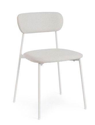 BIZZOTTO Juego 4 sillas blanco