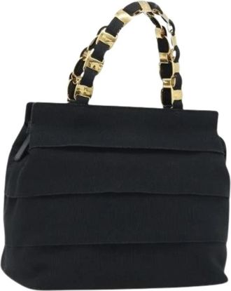 Ferragamo Pre-owned Nylon Handtas - Dames - Vintage Handtas - Zwart - ONE Size - Nylon - Vintage