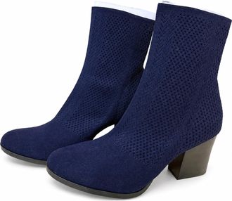 Born Womens Meggs Too Sock Boot In Navy