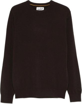 MC2 Saint Barth Sweater - Heren - Ronde hals truien - Bruin - M - Truien & Vesten