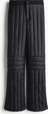 H&M Wattierte Outdoorhose mit ThermoMove - Schwarz