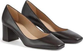 L.k. Bennett Sally Court Square Toe Pump in Chocolate at Nordstrom, Size 42