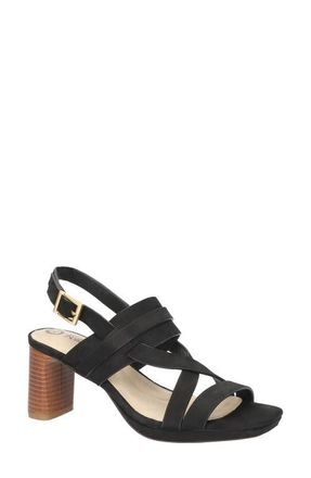 Bella Vita Desoto Slingback Sandal in Black Leather at Nordstrom, Size 6.5