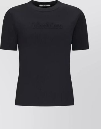 Max Mara ribbed crew neck knitted top