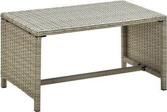 vidaXL Furniture Limited - Mesa De Centro De Rat&aacute;n Sint&eacute;tico Beige