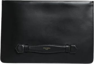 Dolce & Gabbana Pre-owned Fabric shoulder-bags - Dames - Vintage Clutch - Zwart - ONE Size - Leer - Vintage