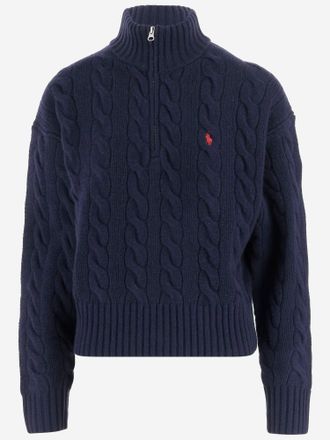 【DEARMINE】Cooper Boucle Half Zip-Up Knit DEARMINE】Cooper Boucle Half Zip-Up Knit
