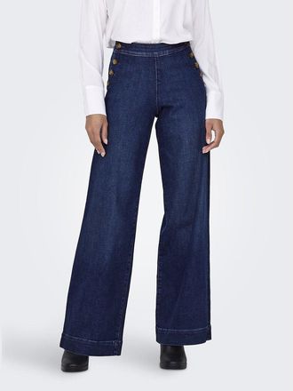 Only Wijde jeans met hoge taille
