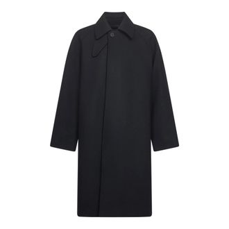 STUDIO NICHOLSON Cabo Coat - Heren - Mantel - Blauw - S - Katoen - Jassen