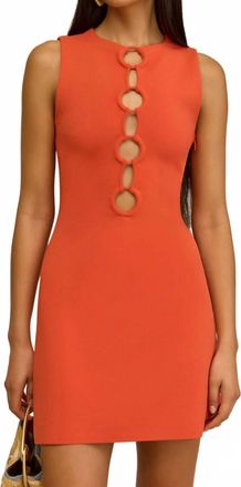 Cult Gaia Hartley Knit Dress In Canyon