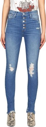 Black Orchid Distressed High Rise Skinny Jeans In One Call Away