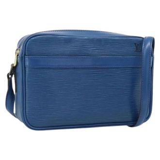 Louis Vuitton Pre-owned Cross Body Bag - Dames - Pre-owned - Blauw - Maat: ONE Size Leer