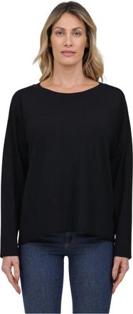 Alpha Studio Lange mouwen boothals top - Dames - Sweatshirts - Zwart - 2XL - Hoodies & sweatvesten