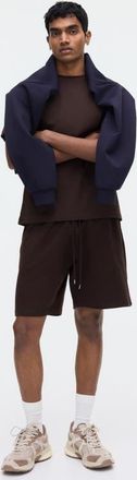 H&M Regular Fit Shorts in Dark Brown at Nordstrom, Size Xx-Large