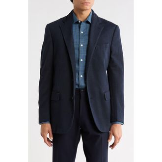 Brooks Brothers Navy Solid Cotton Blend Sport Coat at Nordstrom Rack, Size 42 Long