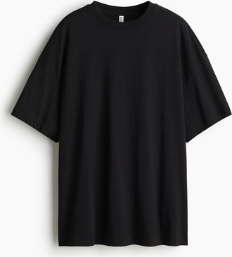H&M Oversized T-Shirt - Schwarz